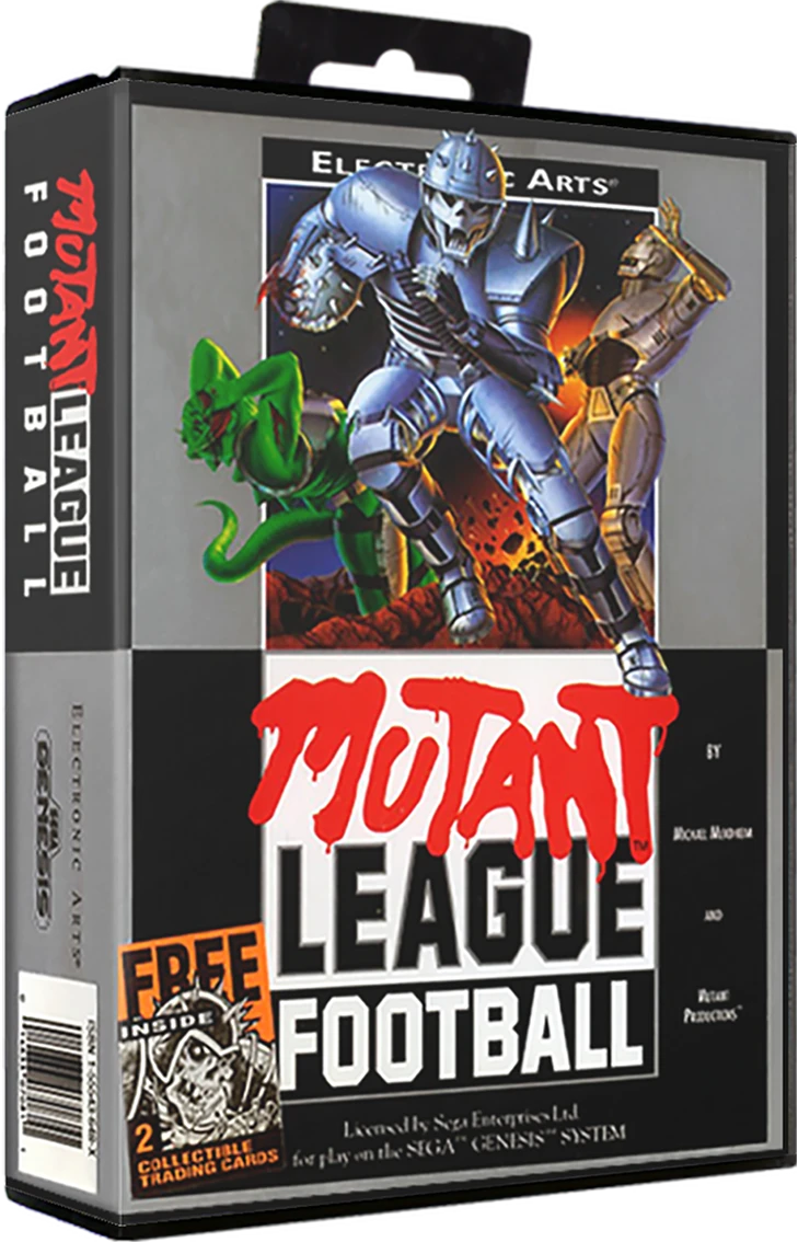 Mutant League Football box art