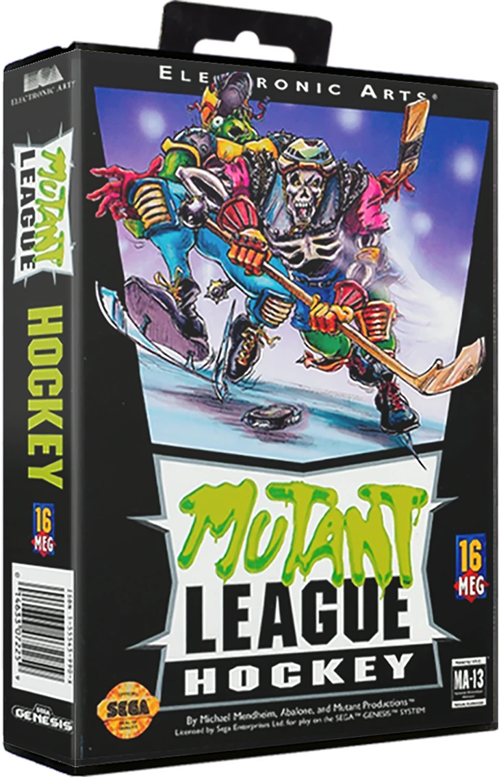 Mutant League Hockey box art