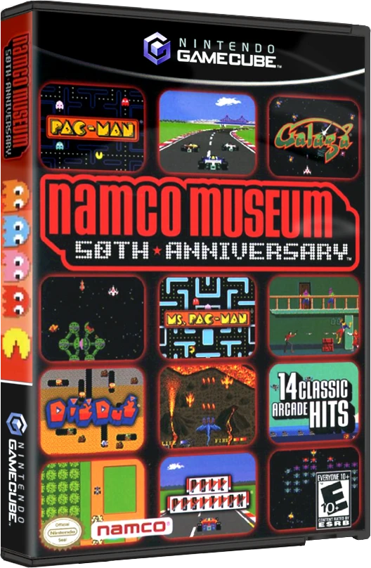 Namco Museum 50th Anniversary box art