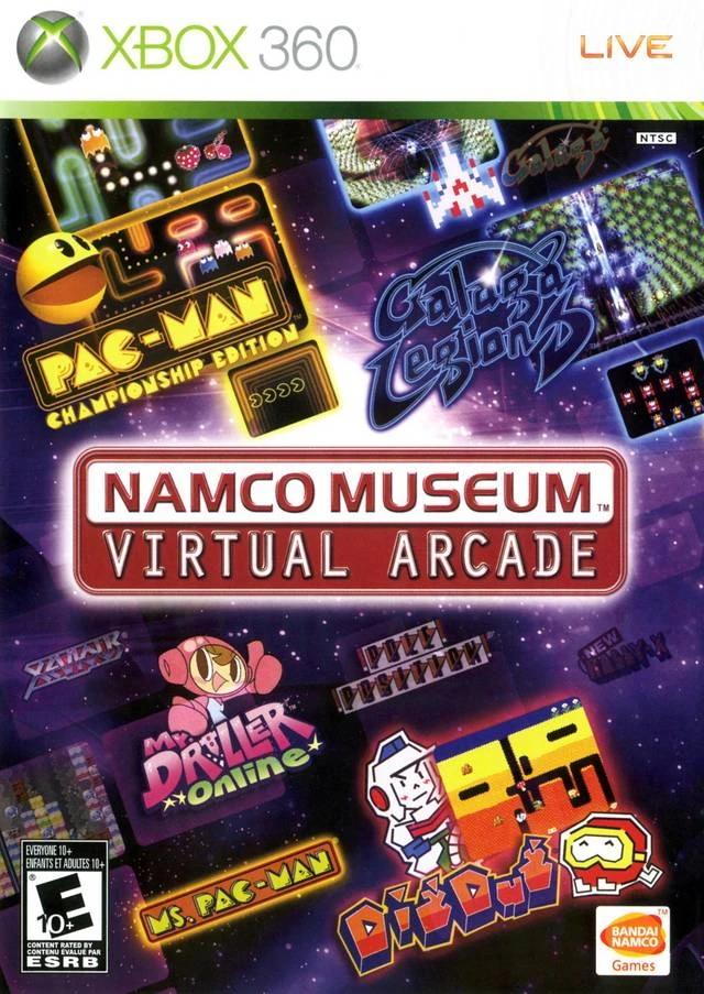 Namco Museum Virtual Arcade box art