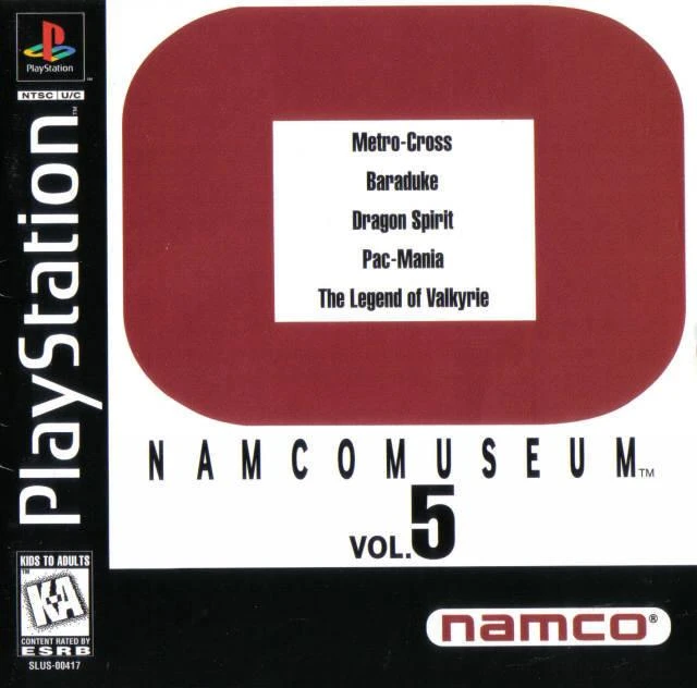 Namco Museum Volume 5 box art