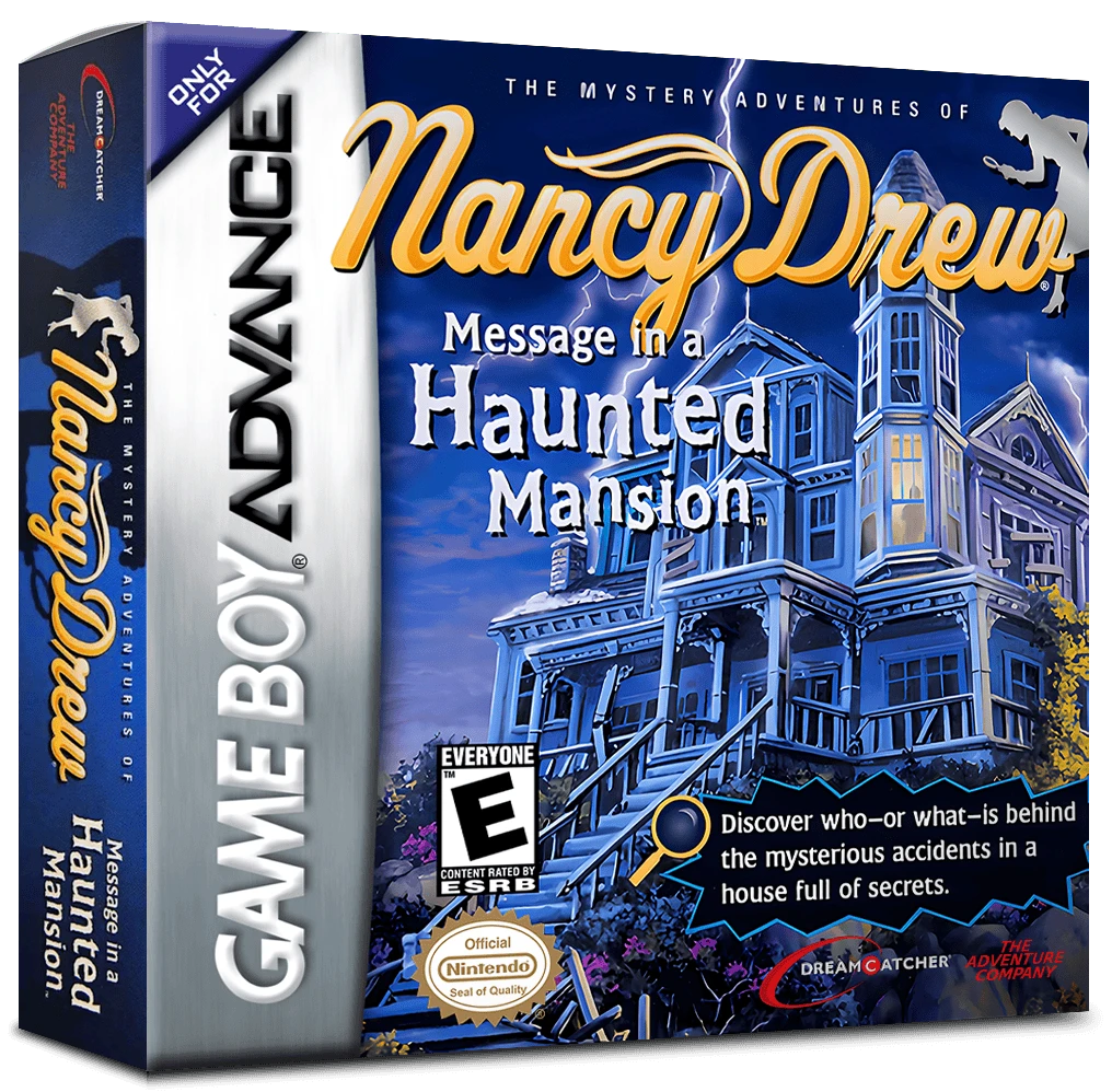 Nancy Drew Message in a Haunted Mansion box art