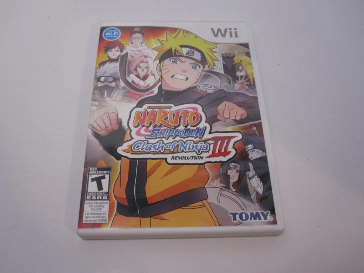 Naruto Shippuden: Clash of Ninja Revolution 3 box art