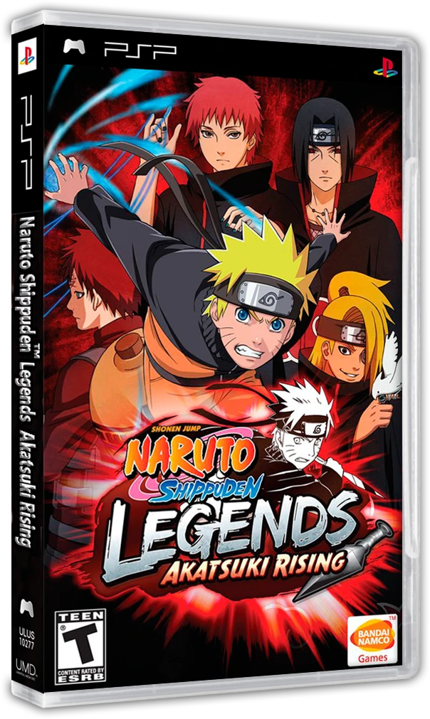 Naruto Shippuden Legends: Akatsuki Rising box art