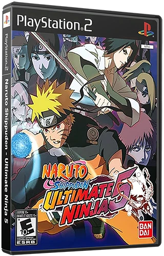 Naruto Shippuden: Ultimate Ninja 5 box art