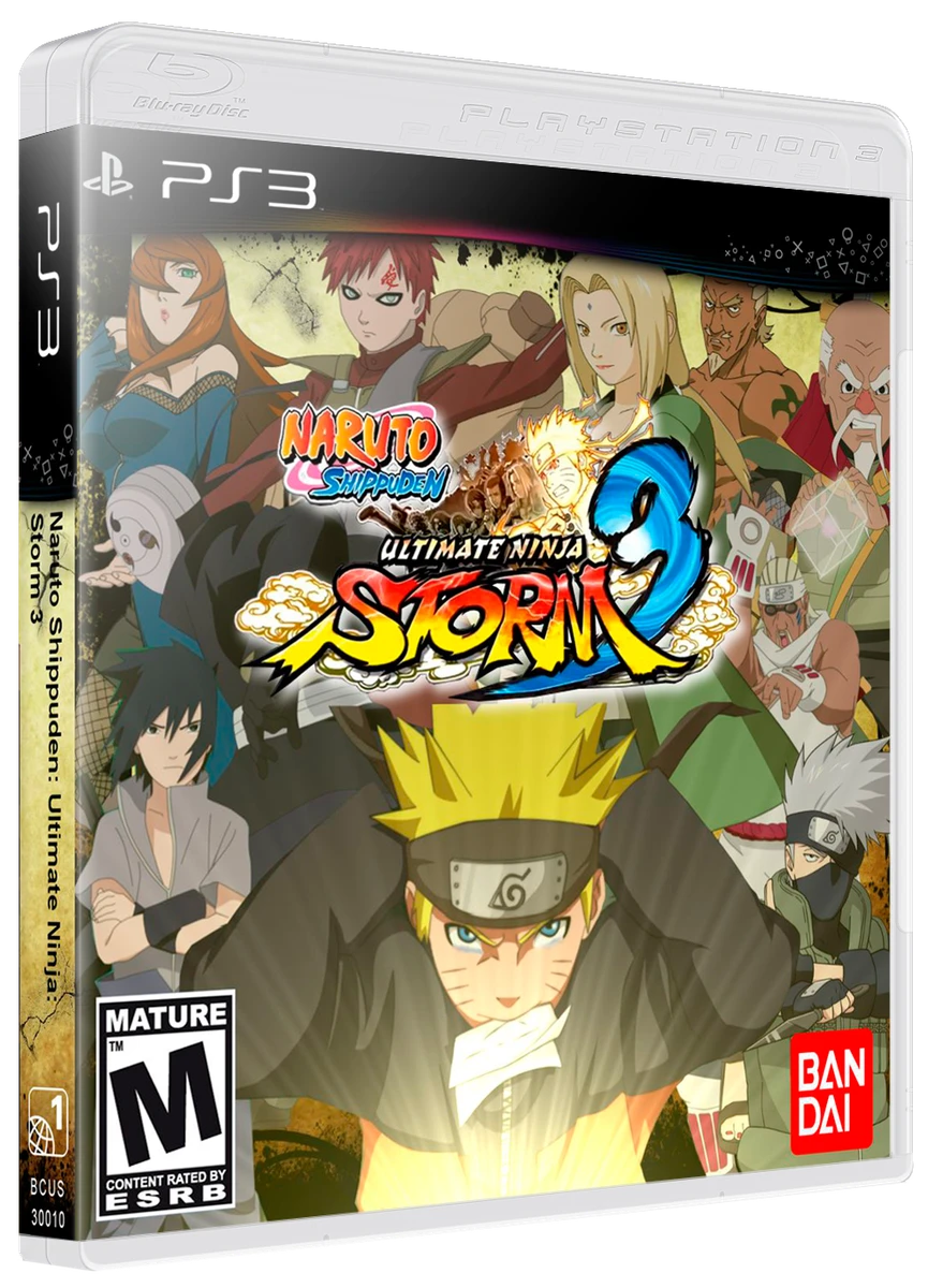 Naruto Shippuden Ultimate Ninja Storm 3 box art