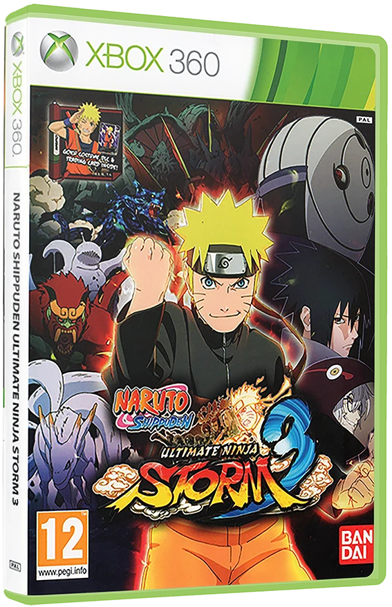 Naruto Shippuden Ultimate Ninja Storm 3 box art