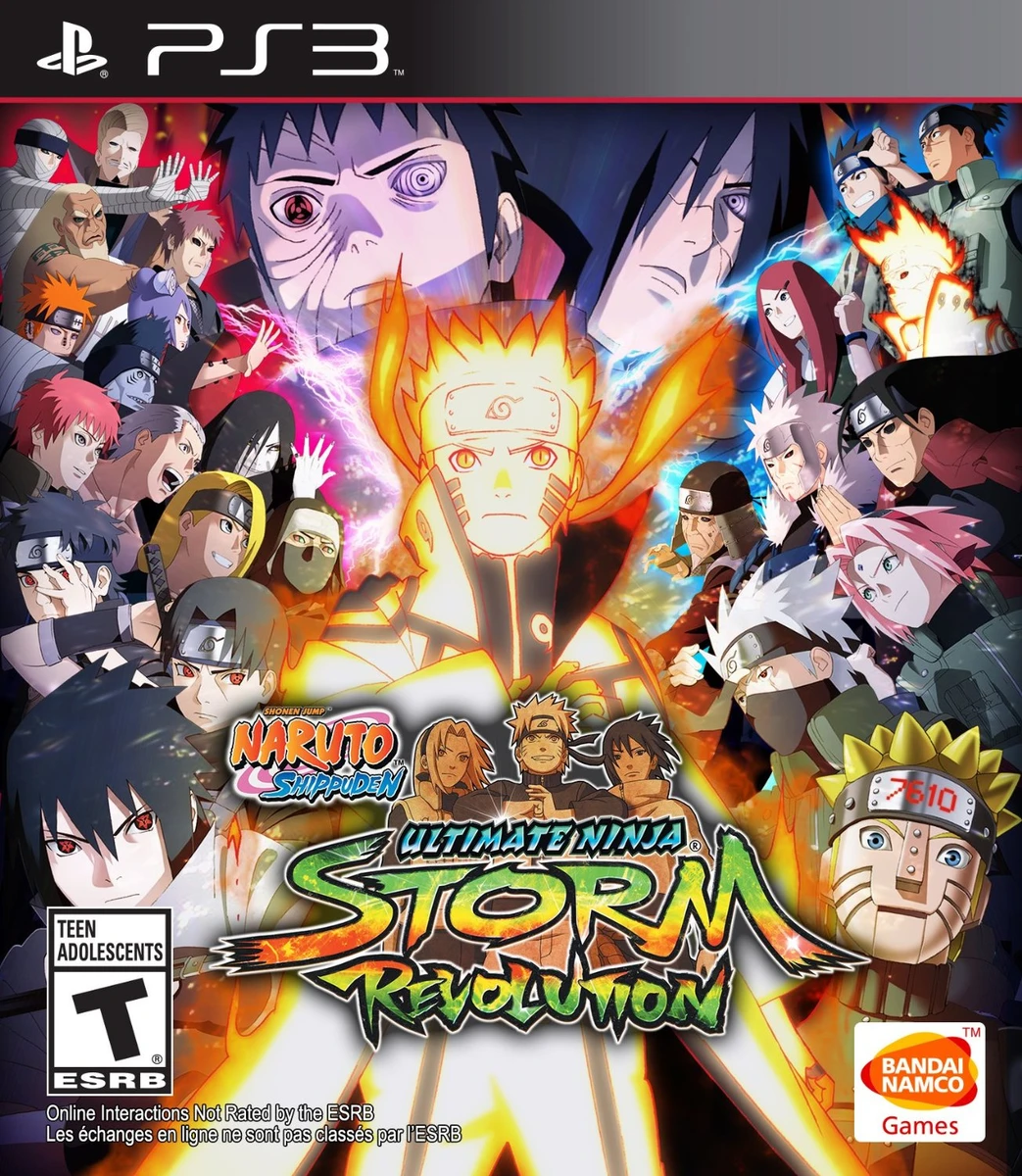 Naruto Shippuden Ultimate Ninja Storm Revolution box art