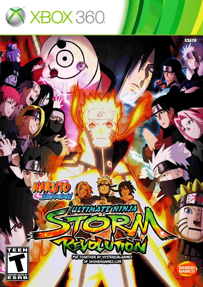 Naruto Shippuden Ultimate Ninja Storm Revolution box art