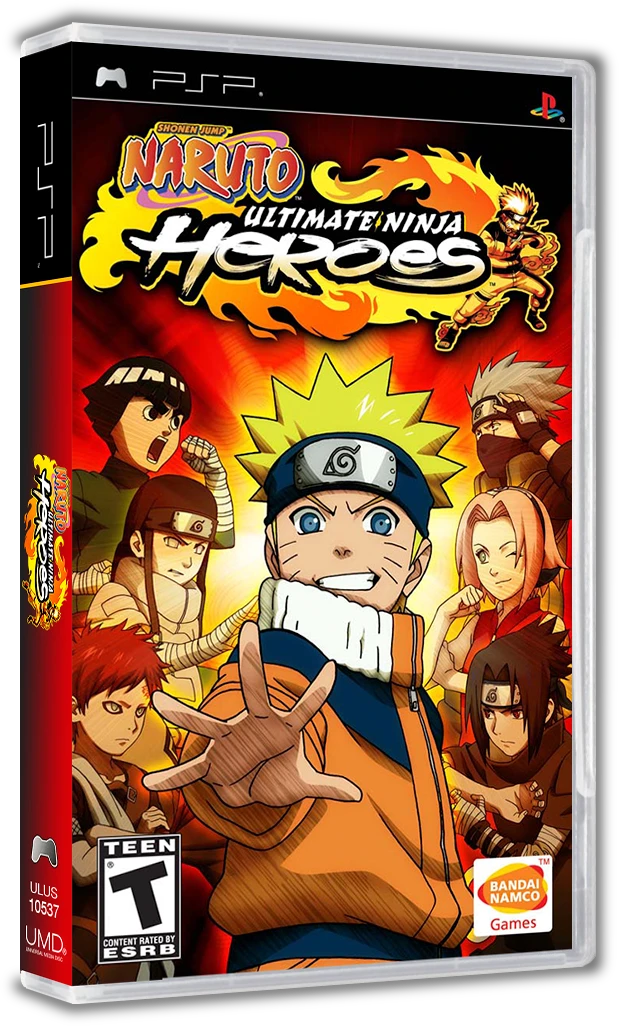 Naruto: Ultimate Ninja Heroes box art