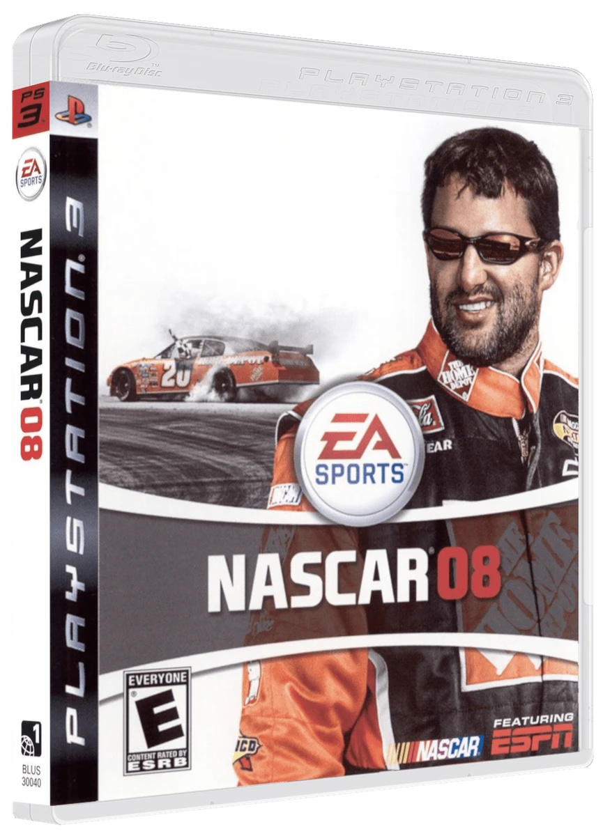 NASCAR 08 box art