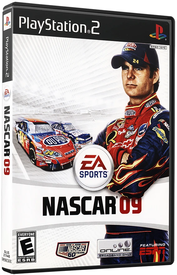 NASCAR 09 box art