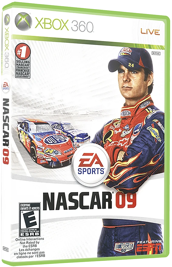 NASCAR 09 box art