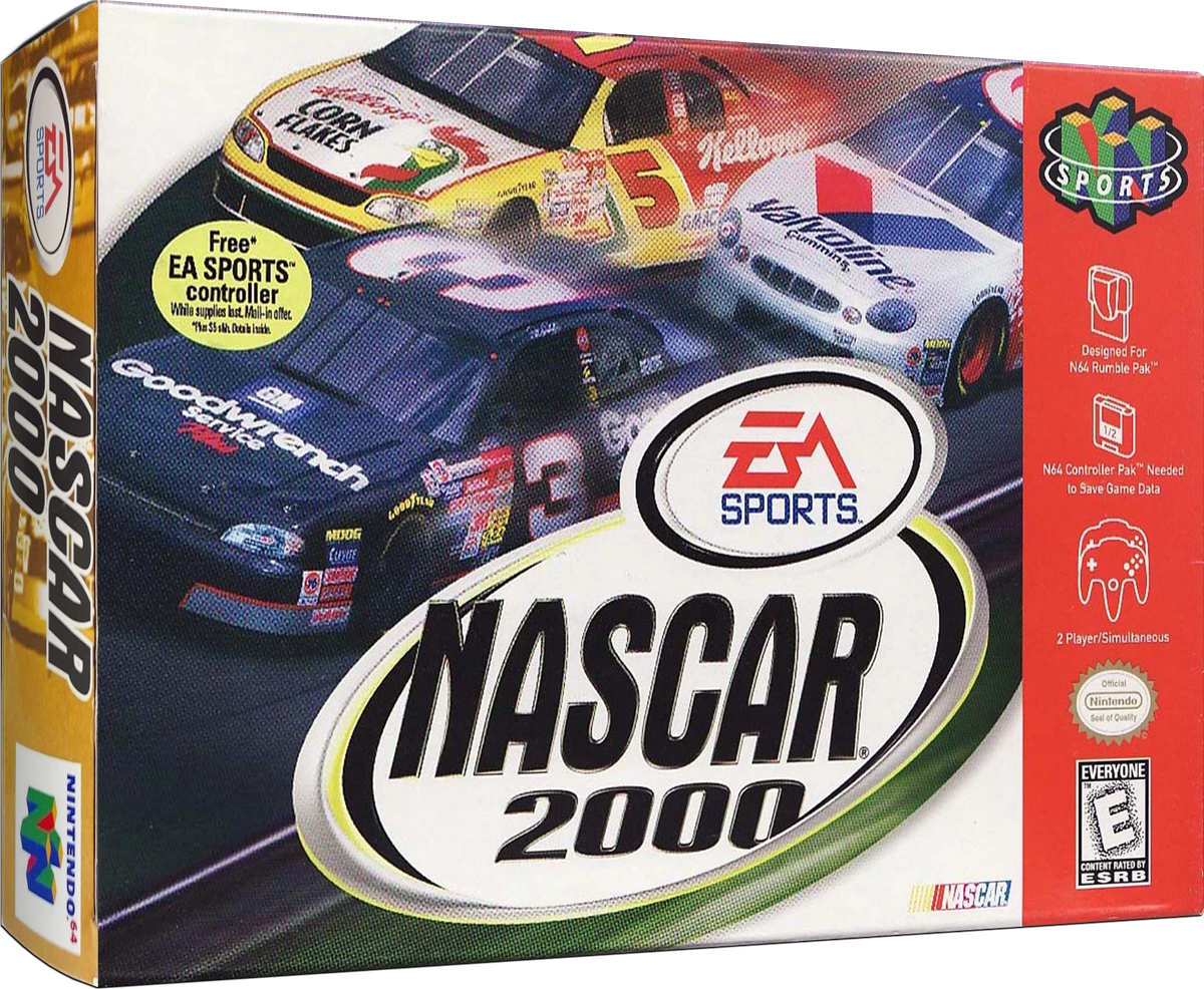 NASCAR 2000 box art