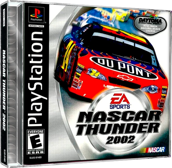NASCAR Thunder 2002 box art