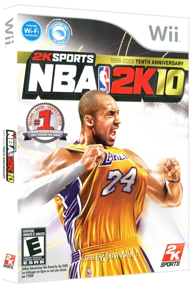 NBA 2K10 box art
