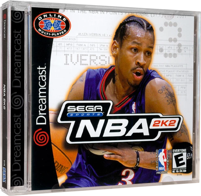 NBA 2K2 box art