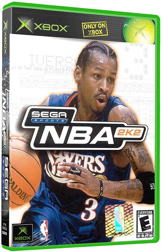 NBA 2K2 box art