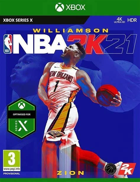 NBA 2K21 box art