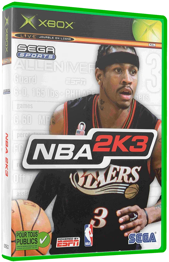 NBA 2K3 box art
