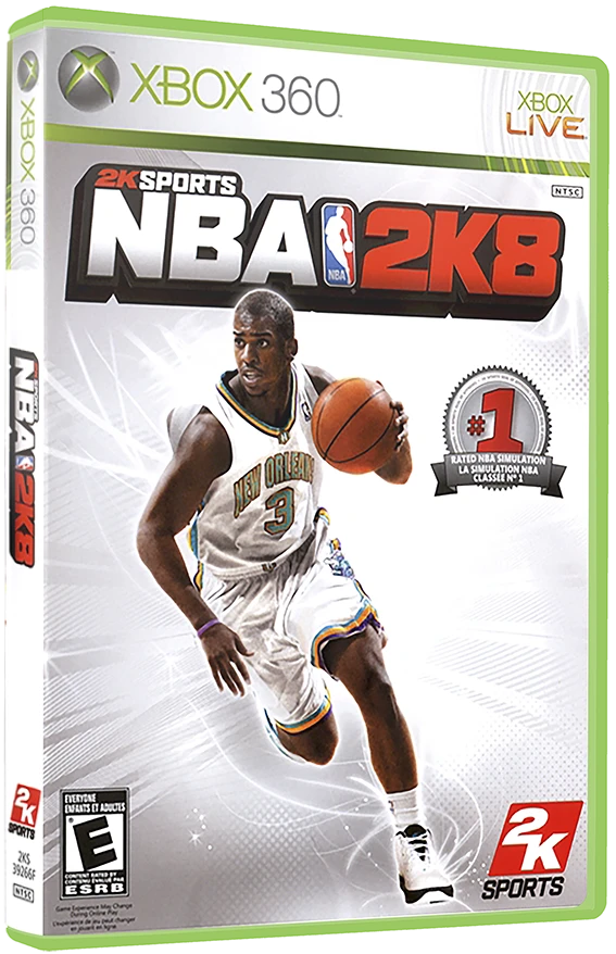 NBA 2K8 box art