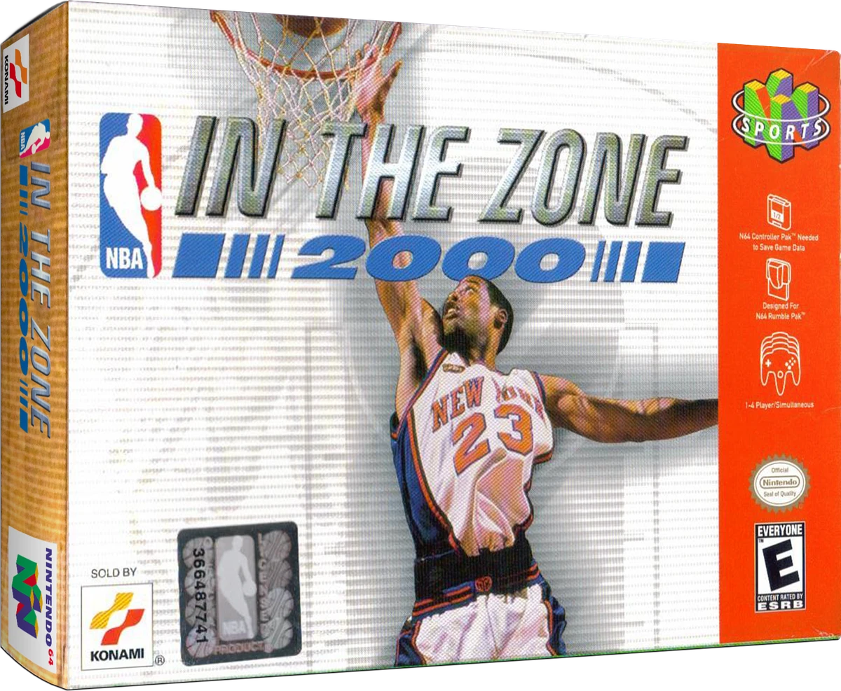 NBA In The Zone 2000 box art