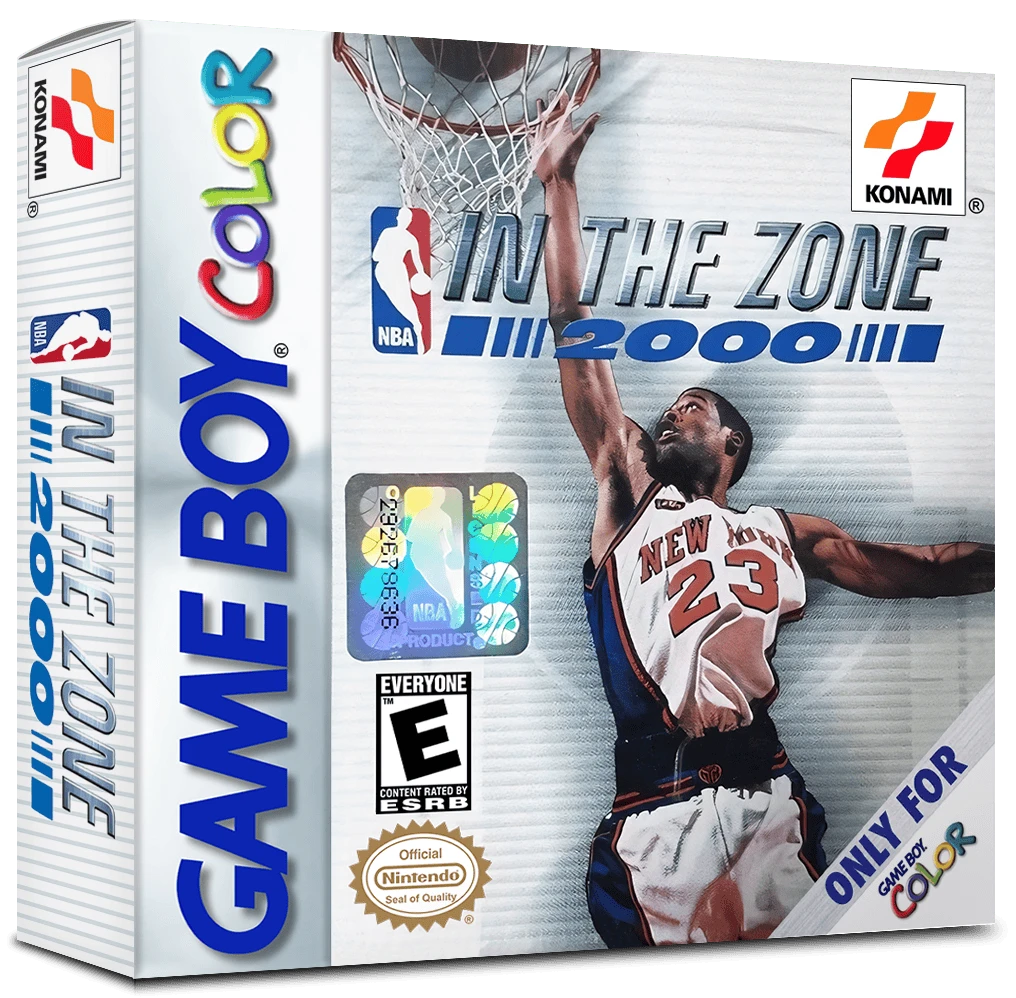 NBA in the Zone 2000 box art