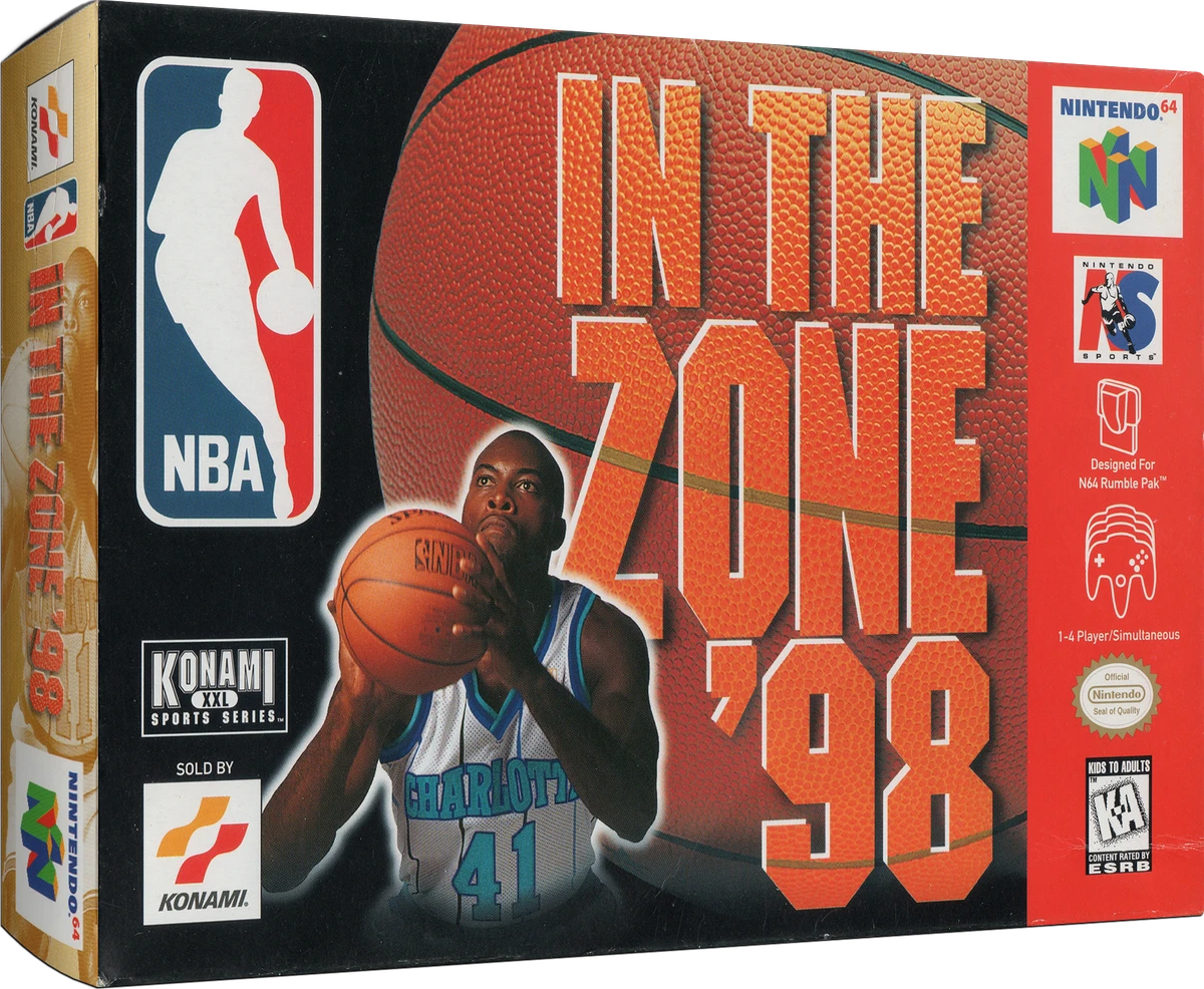 NBA In the Zone '98 box art