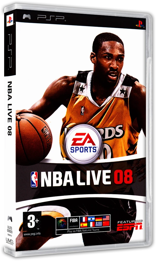 NBA Live 08 box art