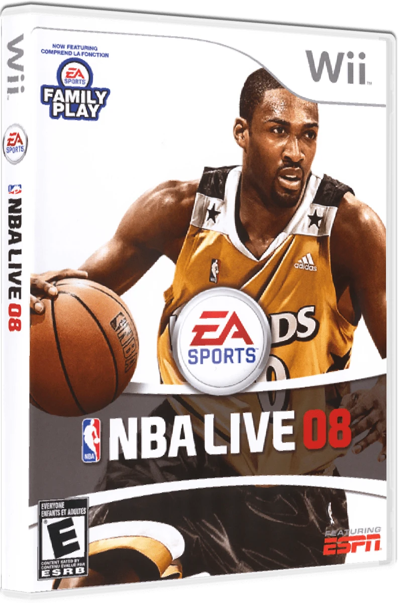NBA Live 08 box art