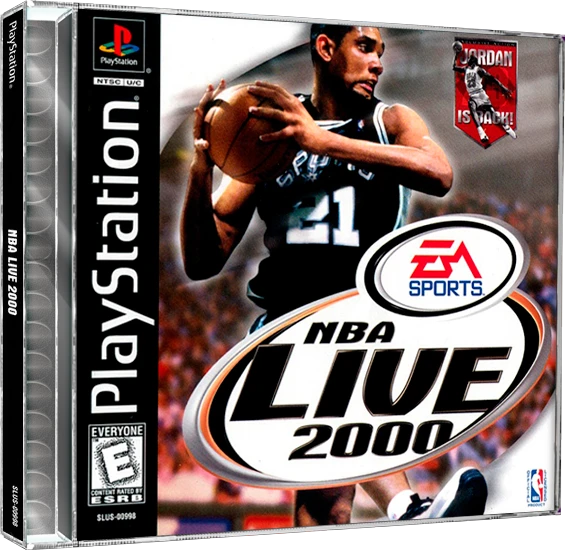 NBA Live 2000 box art