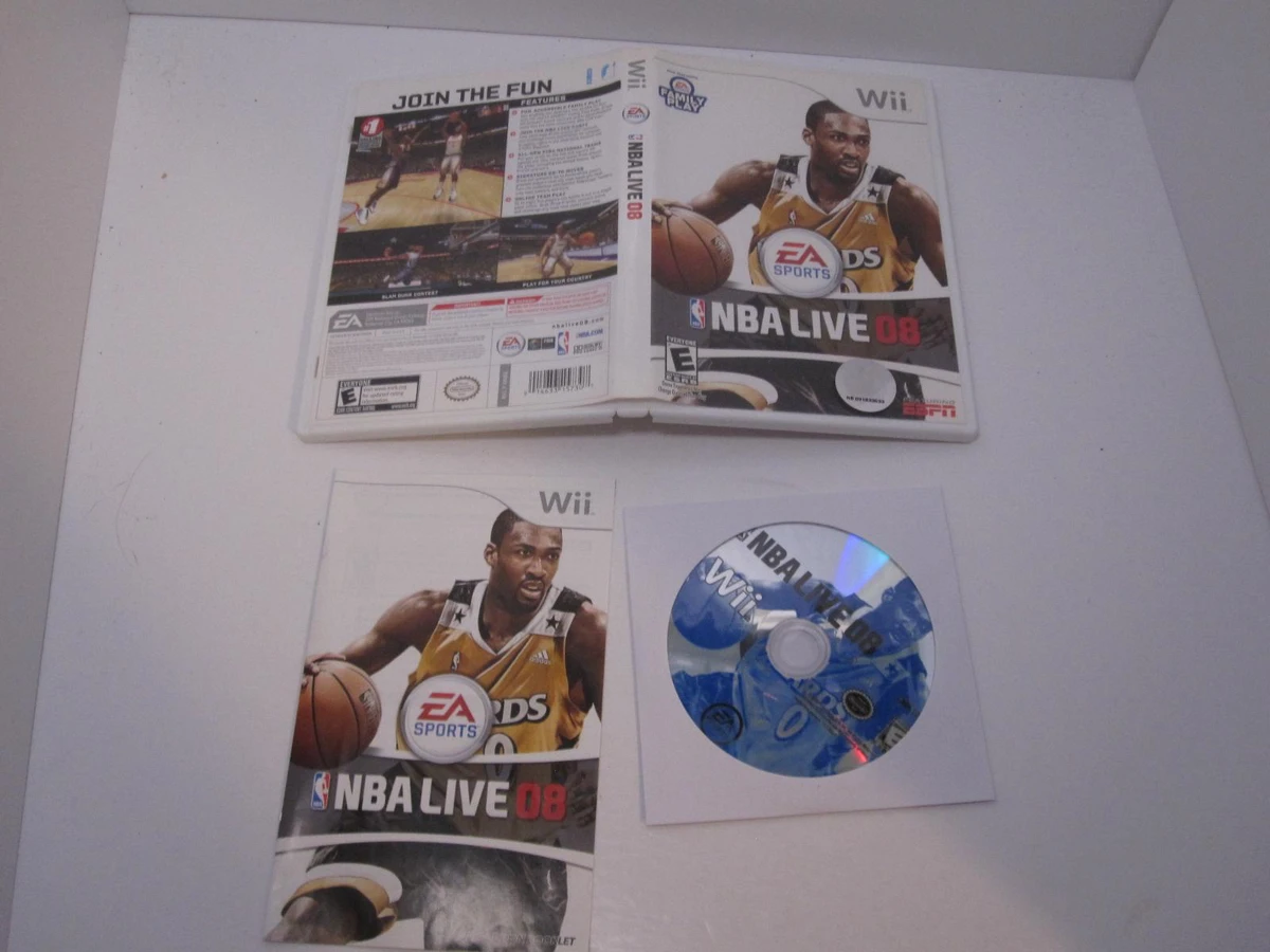 NBA Live 2008 box art