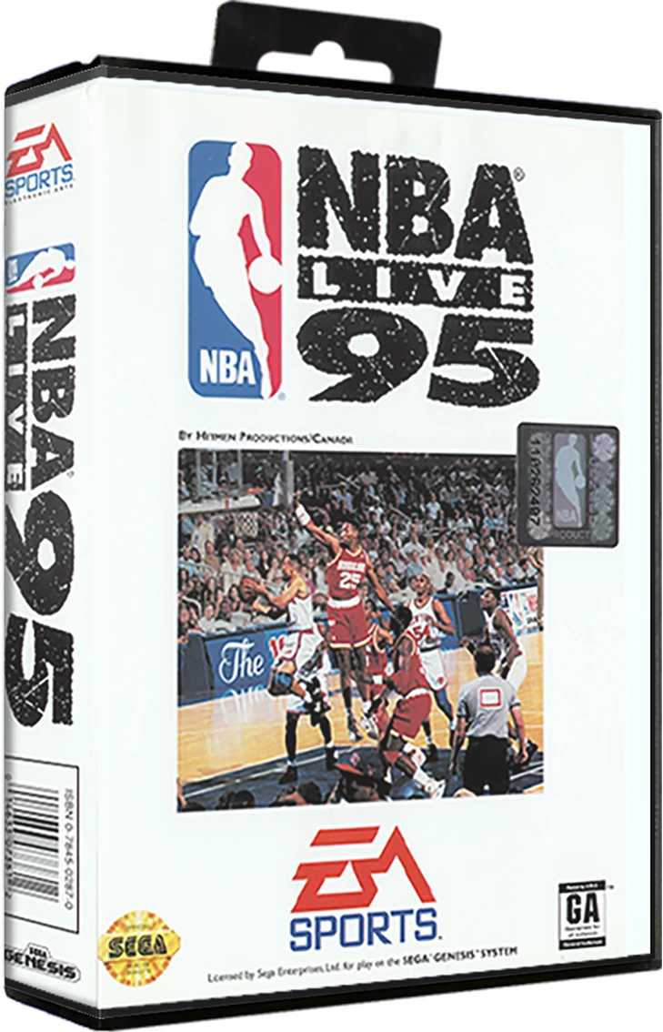 NBA Live 95 box art