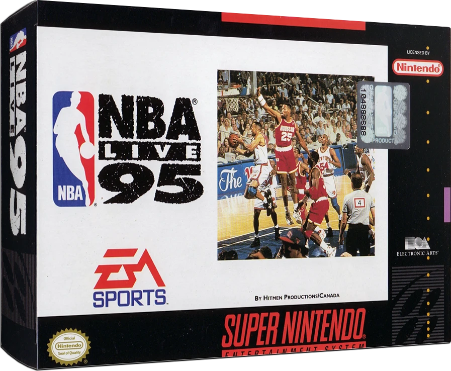 NBA Live 95 box art