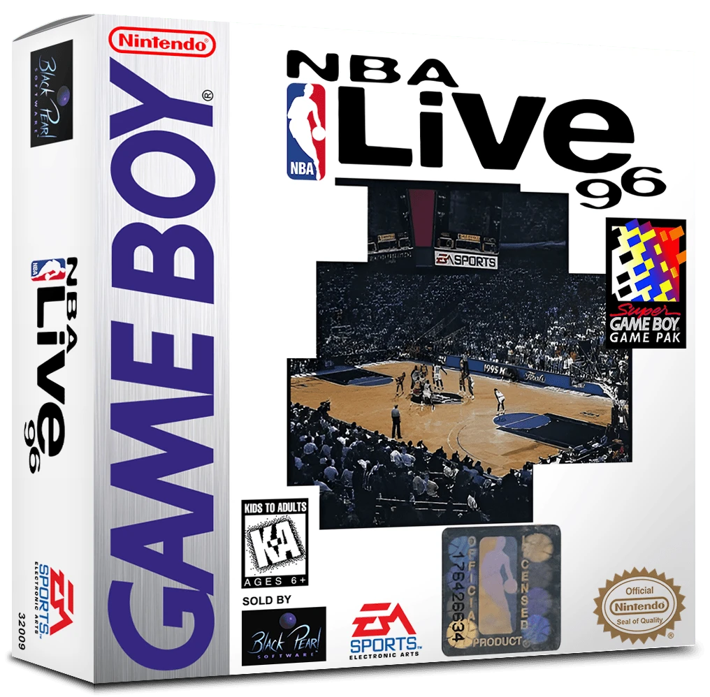 NBA Live 96 box art