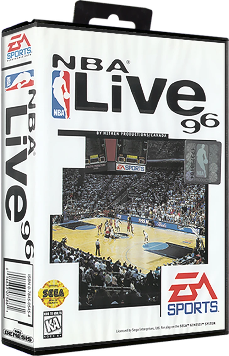 NBA Live 96 box art