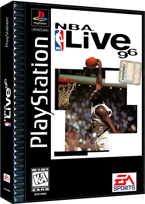 NBA Live '96 box art