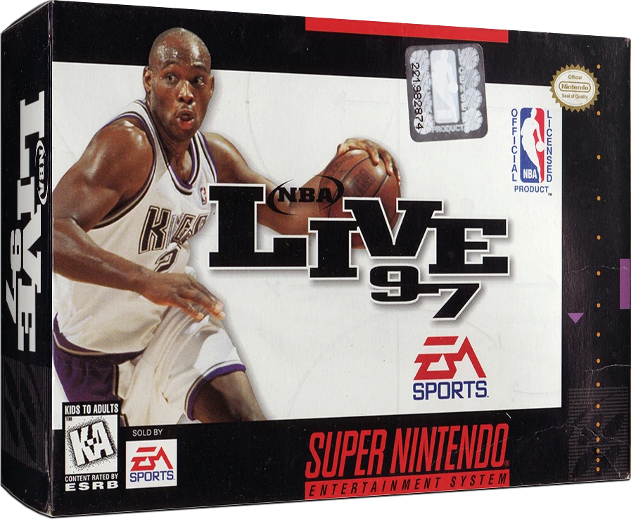 NBA Live 97 box art