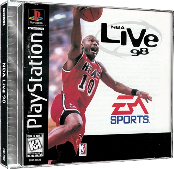 NBA Live 98 box art