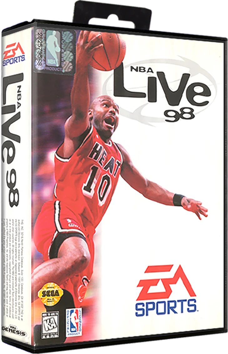 NBA Live 98 box art