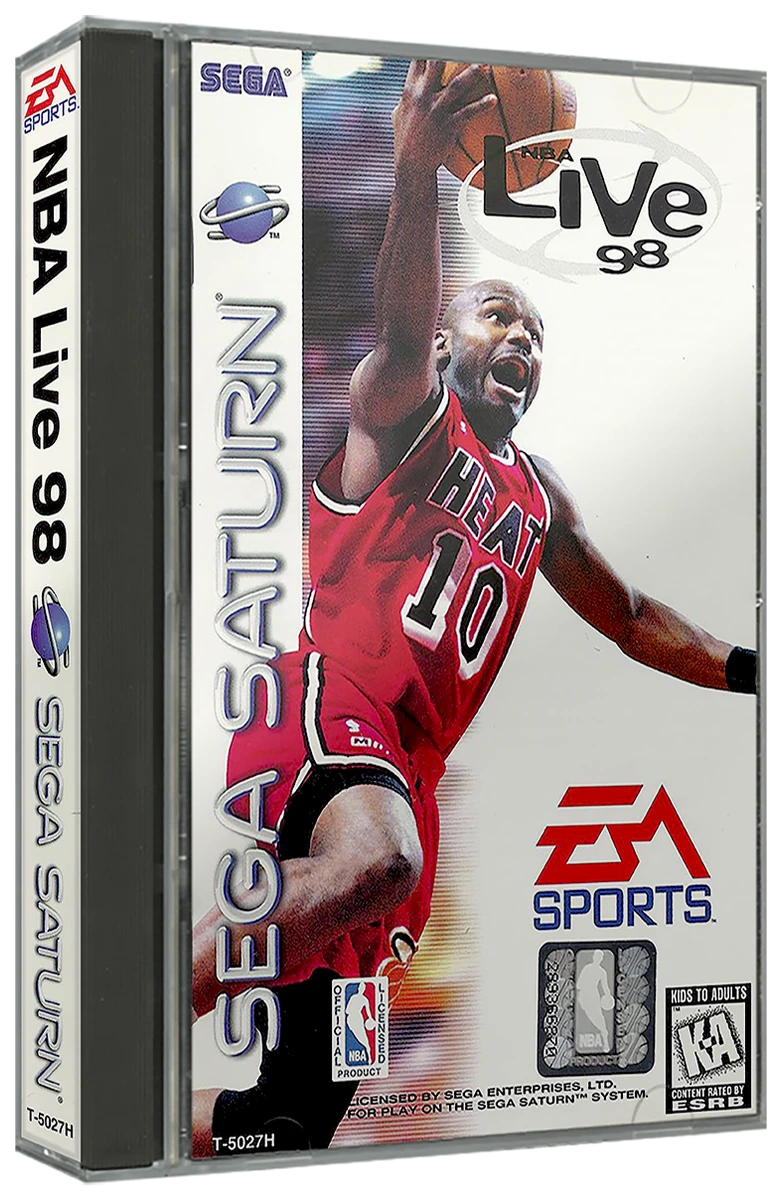 NBA Live 98 box art