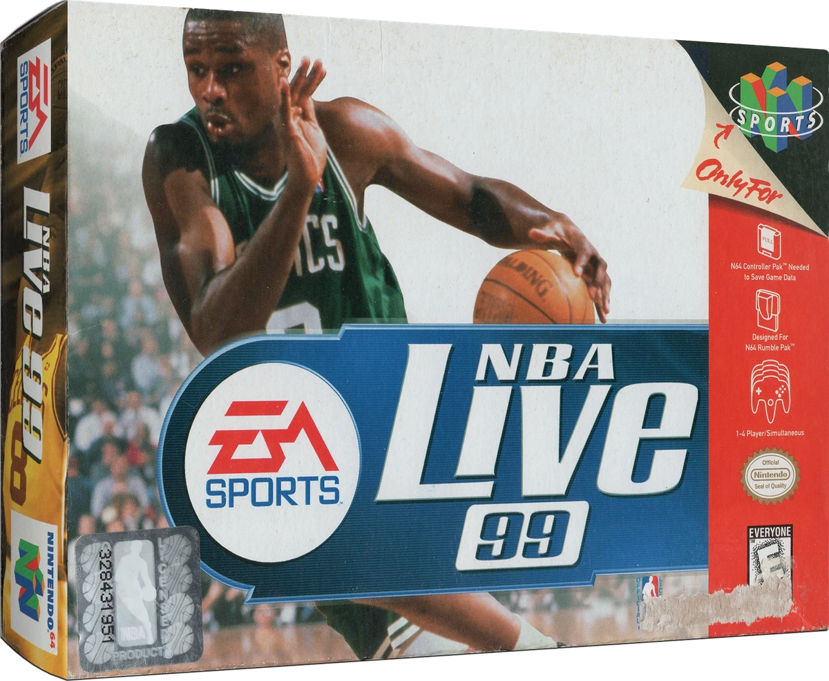 NBA Live 99 box art