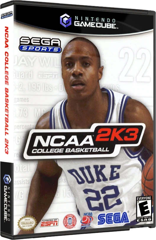 NCAA College Basketball 2K3 box art
