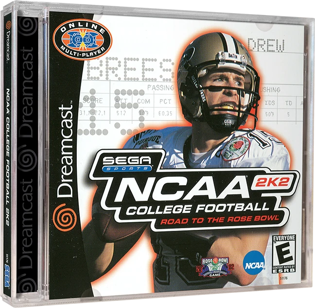 NCAA College Football 2K2 box art