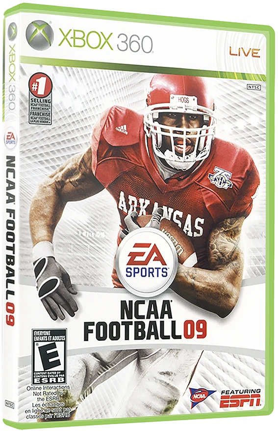 NCAA Football 09 box art