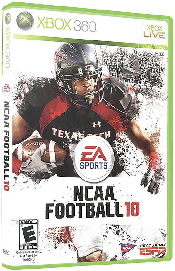 NCAA Football 10 box art