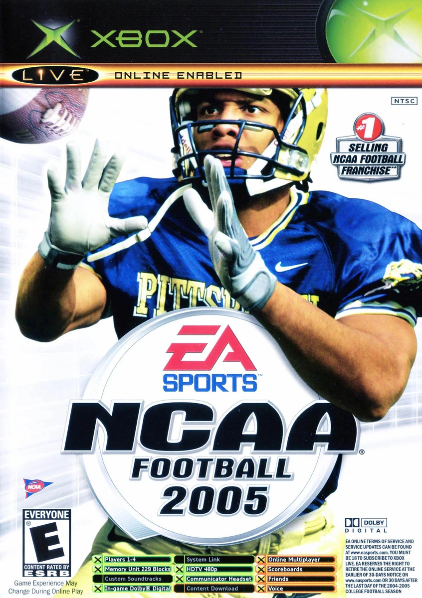 NCAA Football 2005 Top Spin Combo box art
