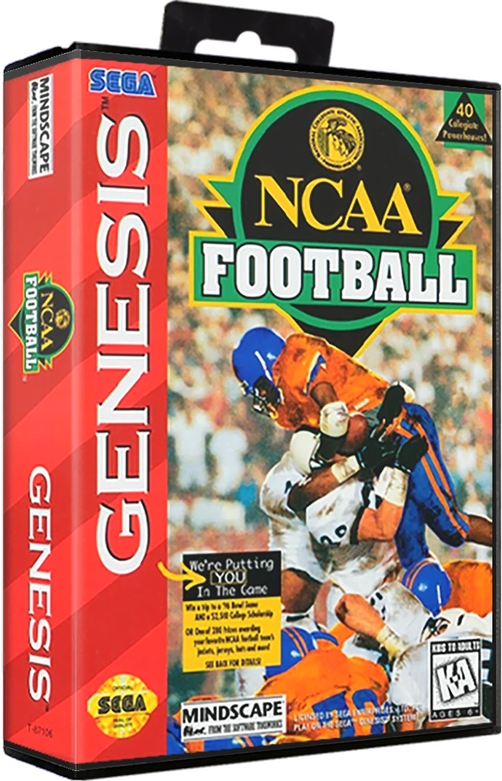 NCAA Football box art