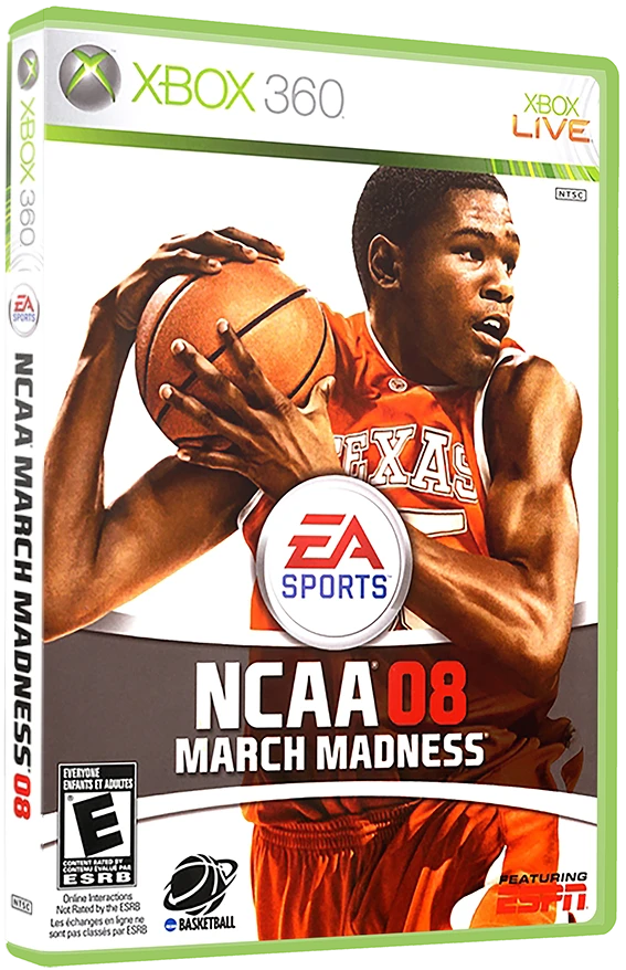 NCAA March Madness 08 box art