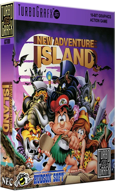 New Adventure Island box art